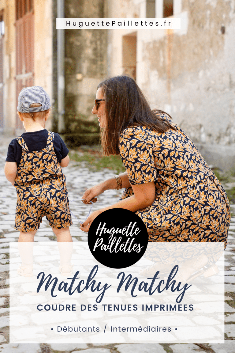 Matchy matchy mère fils | Huguette Paillettes couture